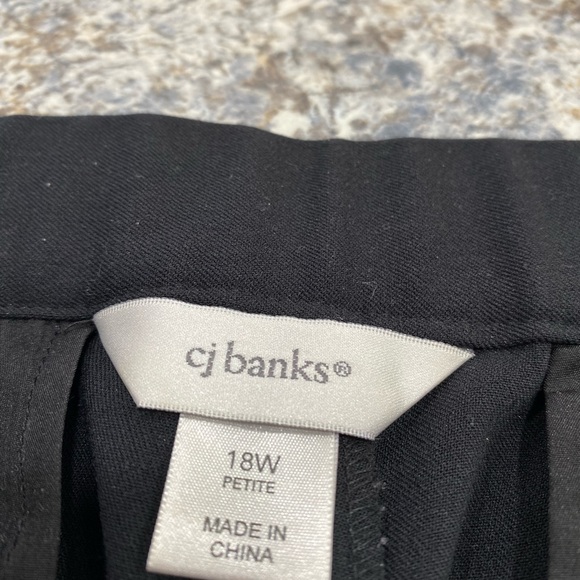 Women’s CJ BANKS Petite Black Pants - Picture 2 of 2
